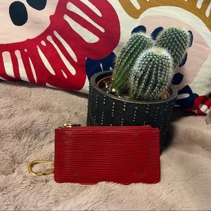SOLD Louis Vuitton Key Cles Epi Red